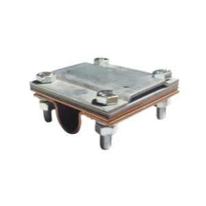 Bi-Metallic Clamp GI Tape to Cu Round