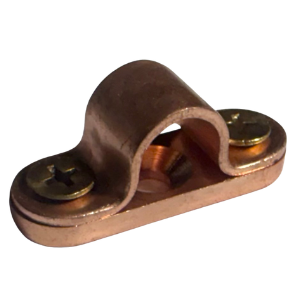 Copper Wall Clamp Double Bolted
